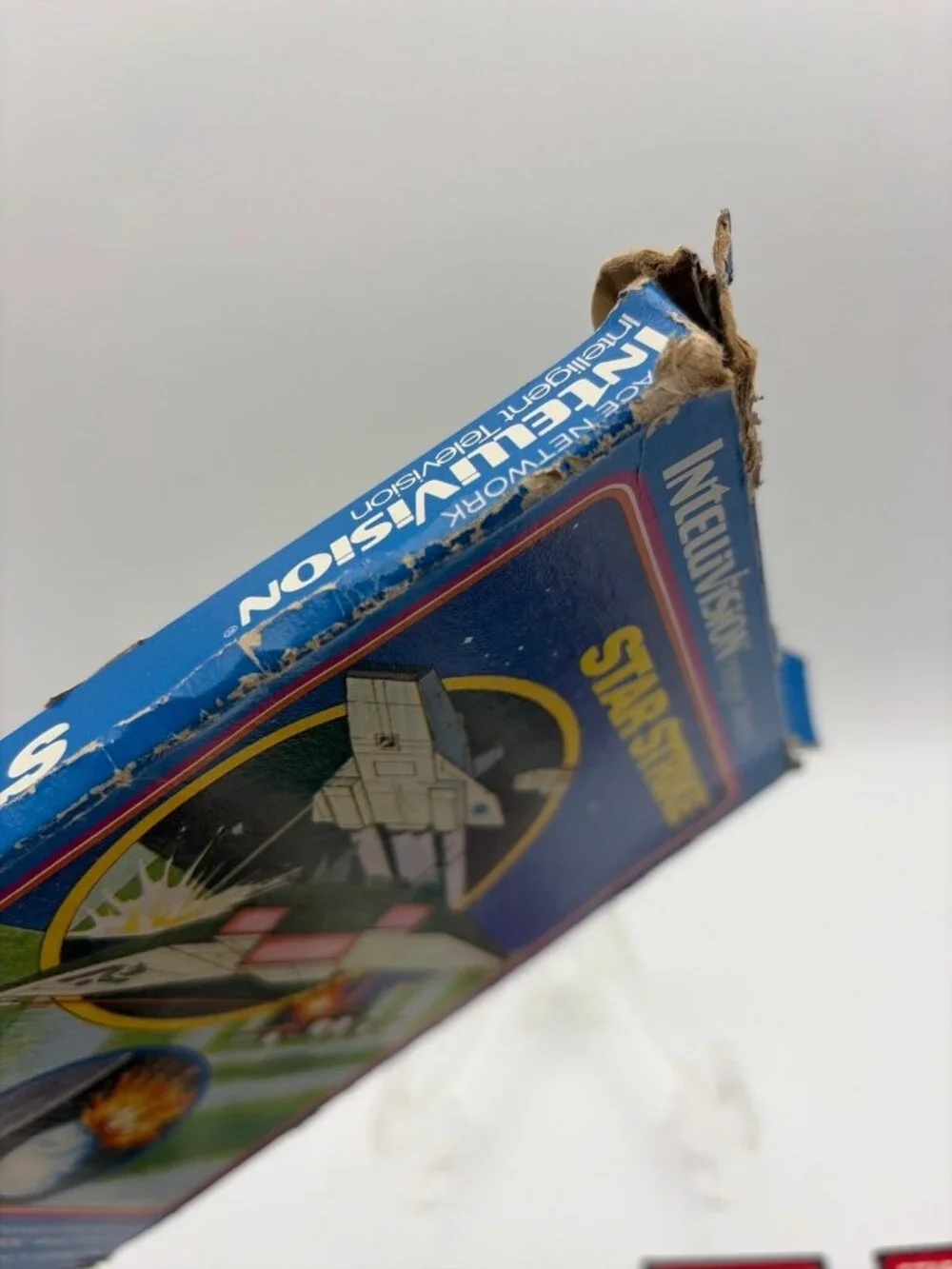 Star Strike (Mattel Intellivision 1981) Complete w/ Box Manual + 2 Overlays CIB